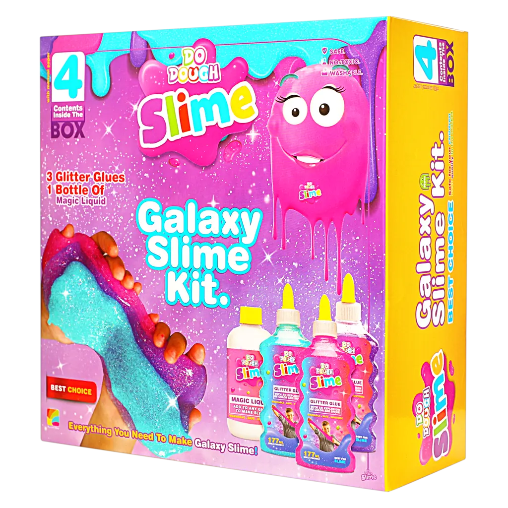 Toys Do Dough Slime Color + Clear+ Metalic Glue Kit 4 Pcs - view 1