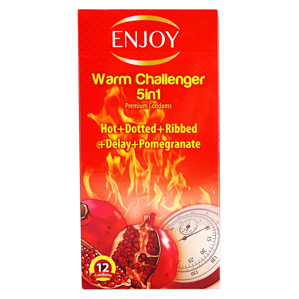 Enjoy delay Worm Challenger Premium Condoms 12 Pcs - view 3
