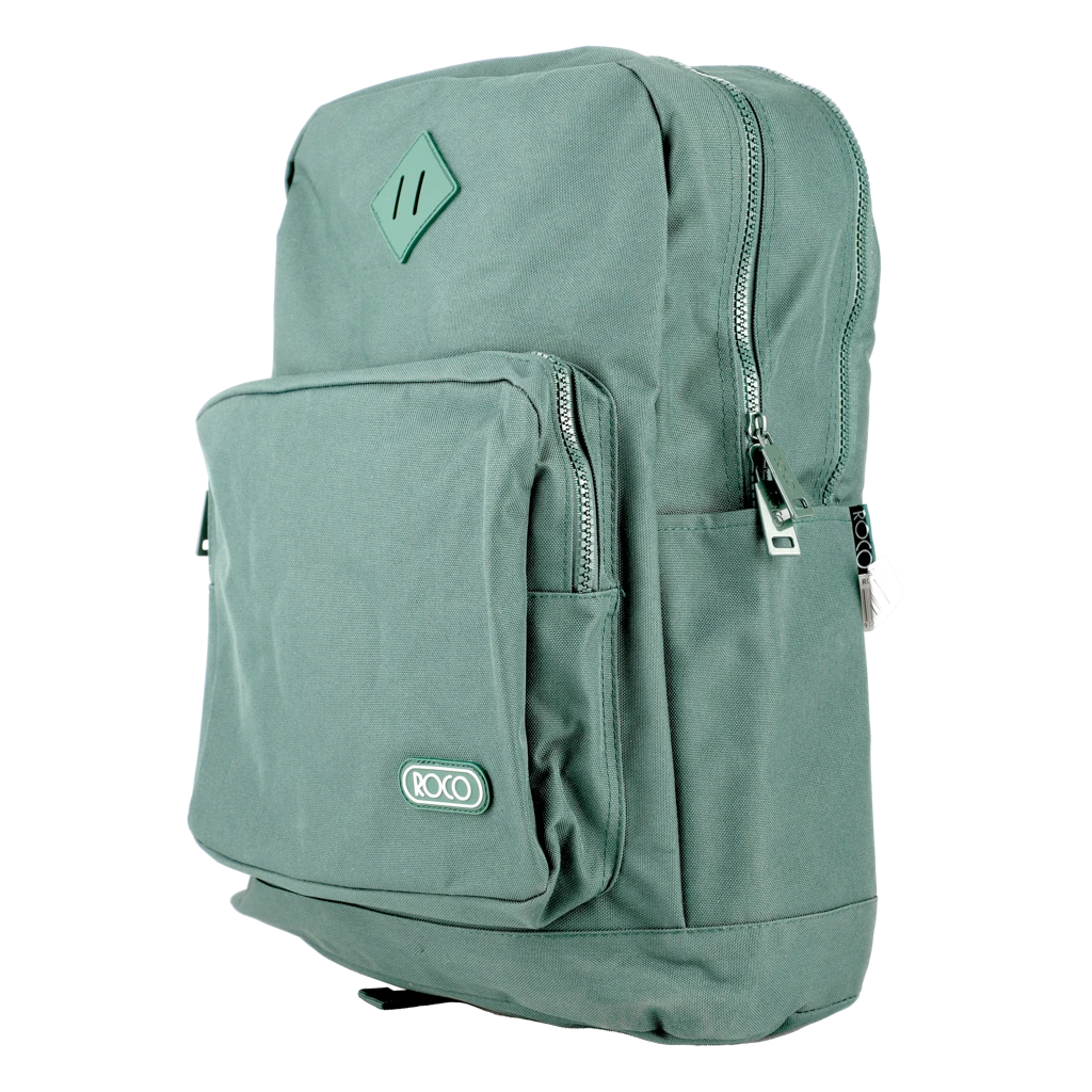 Roco Basic Olive Green Backpack With Accessory 30.5 in 44.5 in 17 cm