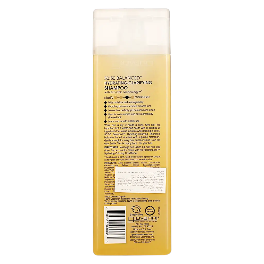 Giovanni 50:50 Balanced Hydrating Clarifying Shampoo 250 ml - view 2