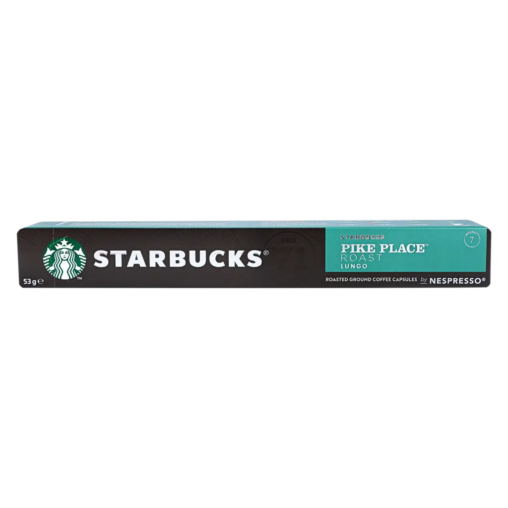 Starbucks Pike Place Roast By Nespresso Medium Roast Coffee 10 Capsules - view 2