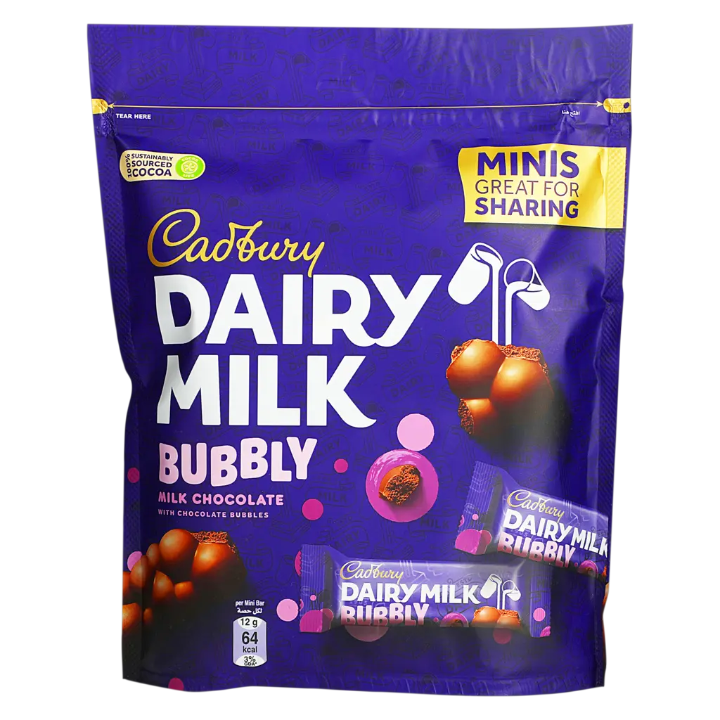 Cadbury Chocolate With Milk Bubbly Minis 156 gm - view 1