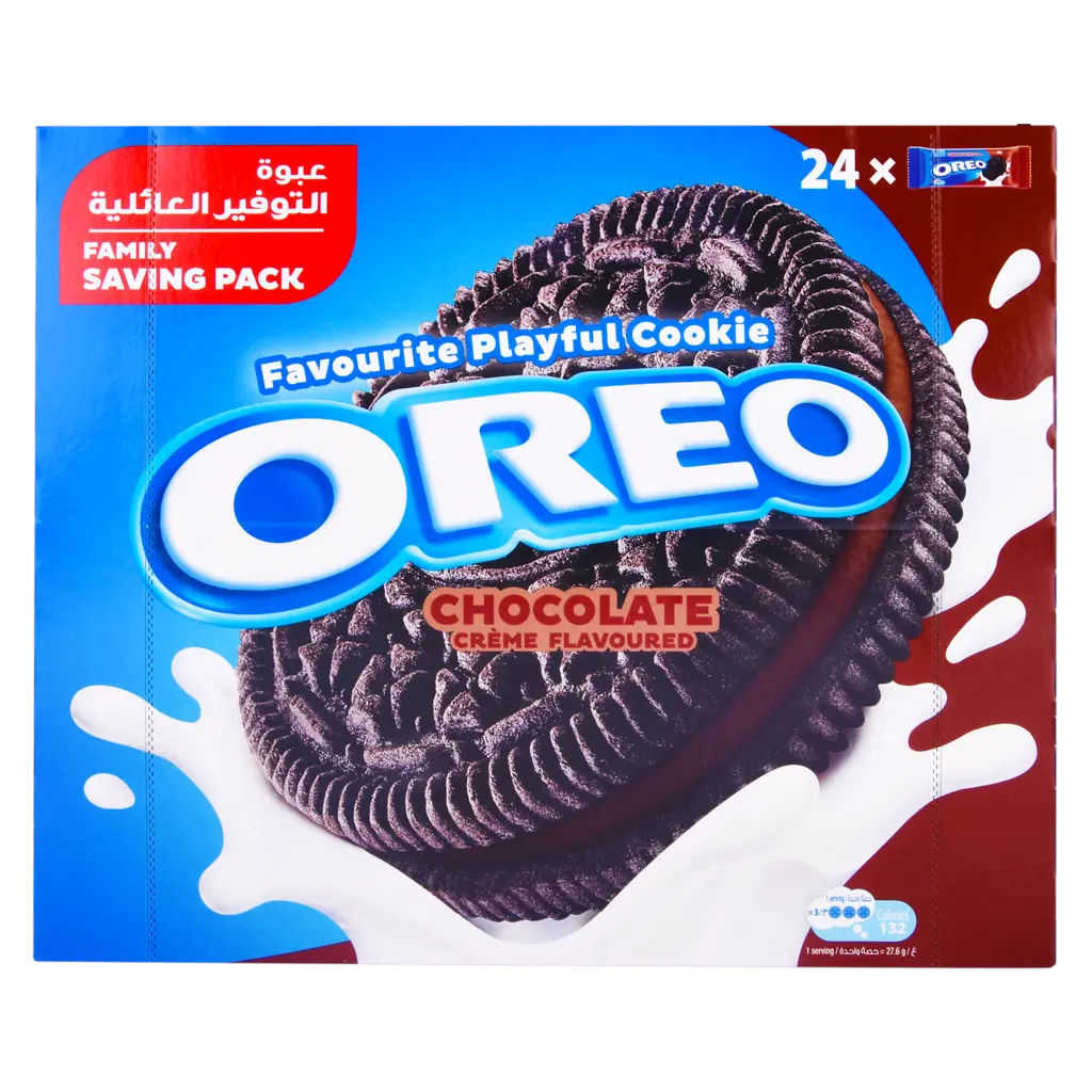 Oreo Chocolate Cream Biscuit Multipack  12 Pcs 36.8 gm  - view 2