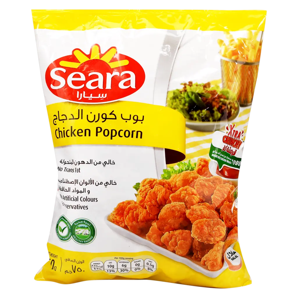 seara chicken popcorn 750g - view 1
