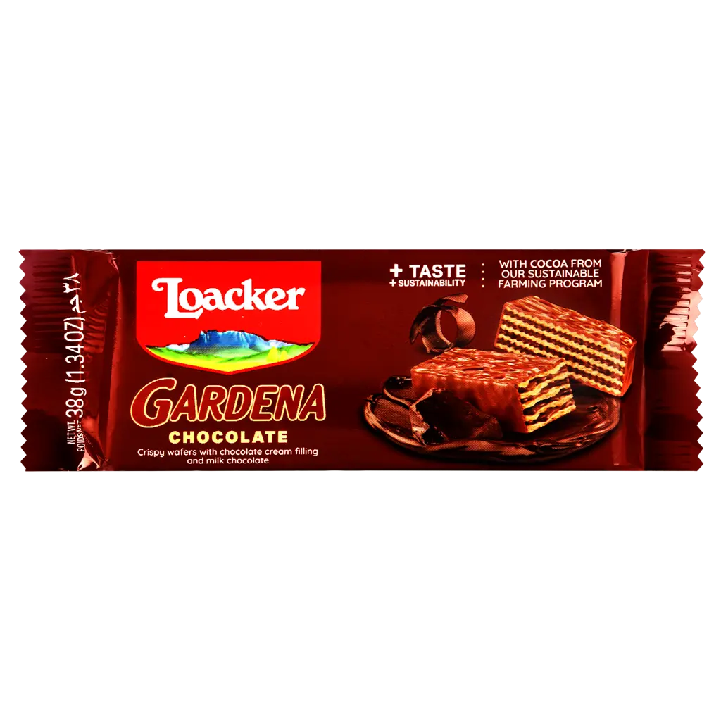 Loacker Gardena Wafer With Chocolate 38 gm - view 1