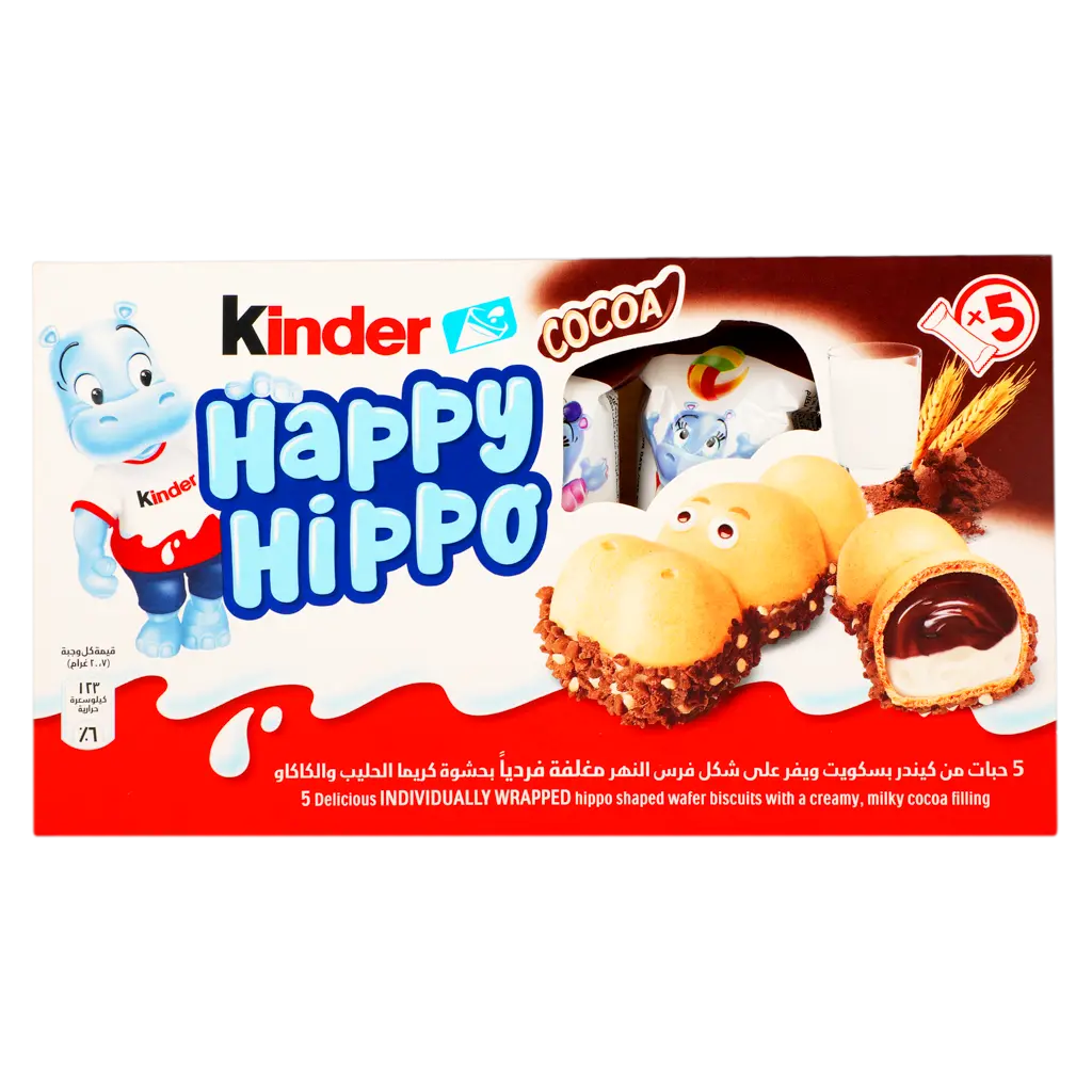 Kinder Happy Hippo Cacao 5 Pcs 103.5 gm - view 3