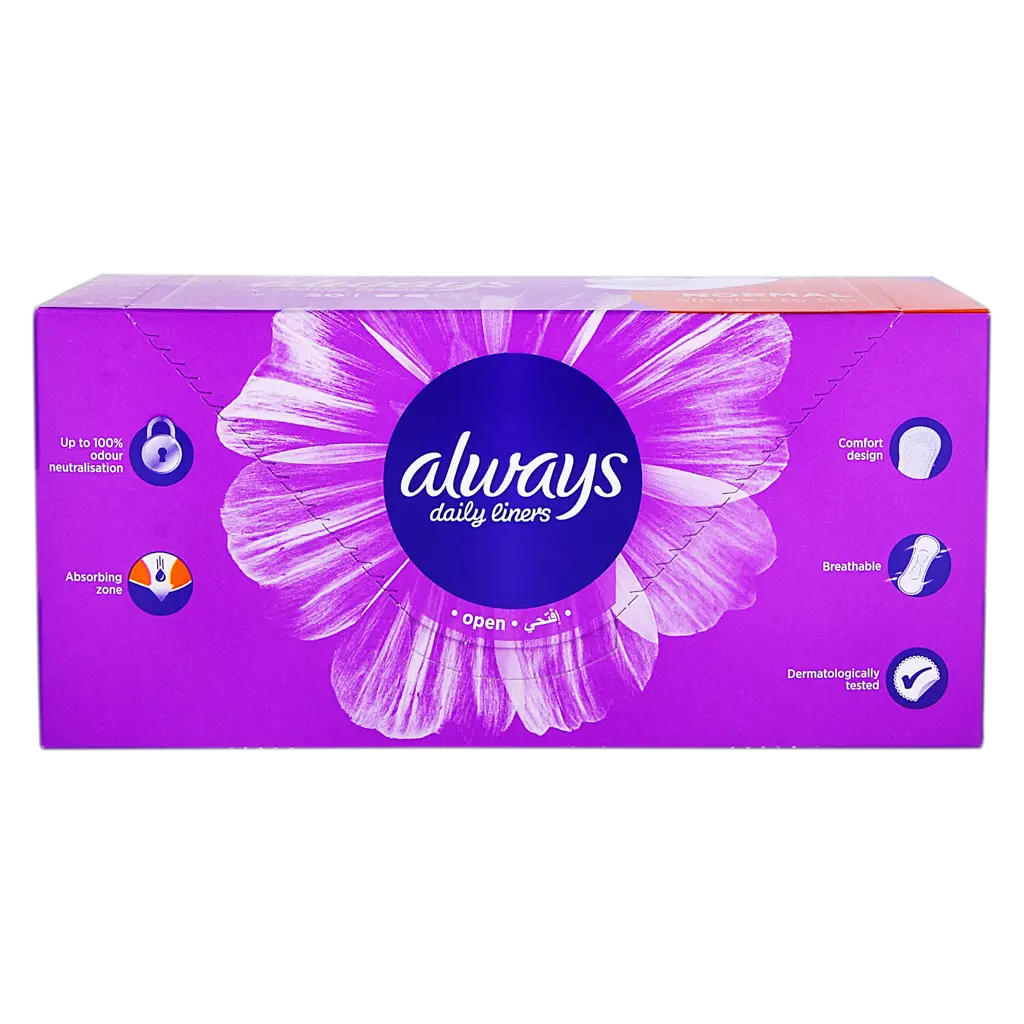 Always Daily Liners Comfort Protect Individually Wrapped 20 pads - view 3