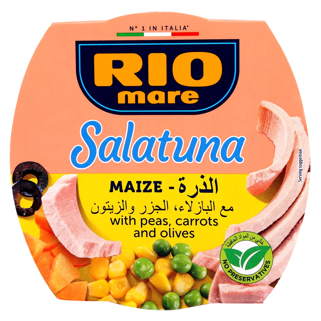 Rio Mare Tuna With Vegetables Salad And Corn 160 gm - view 1