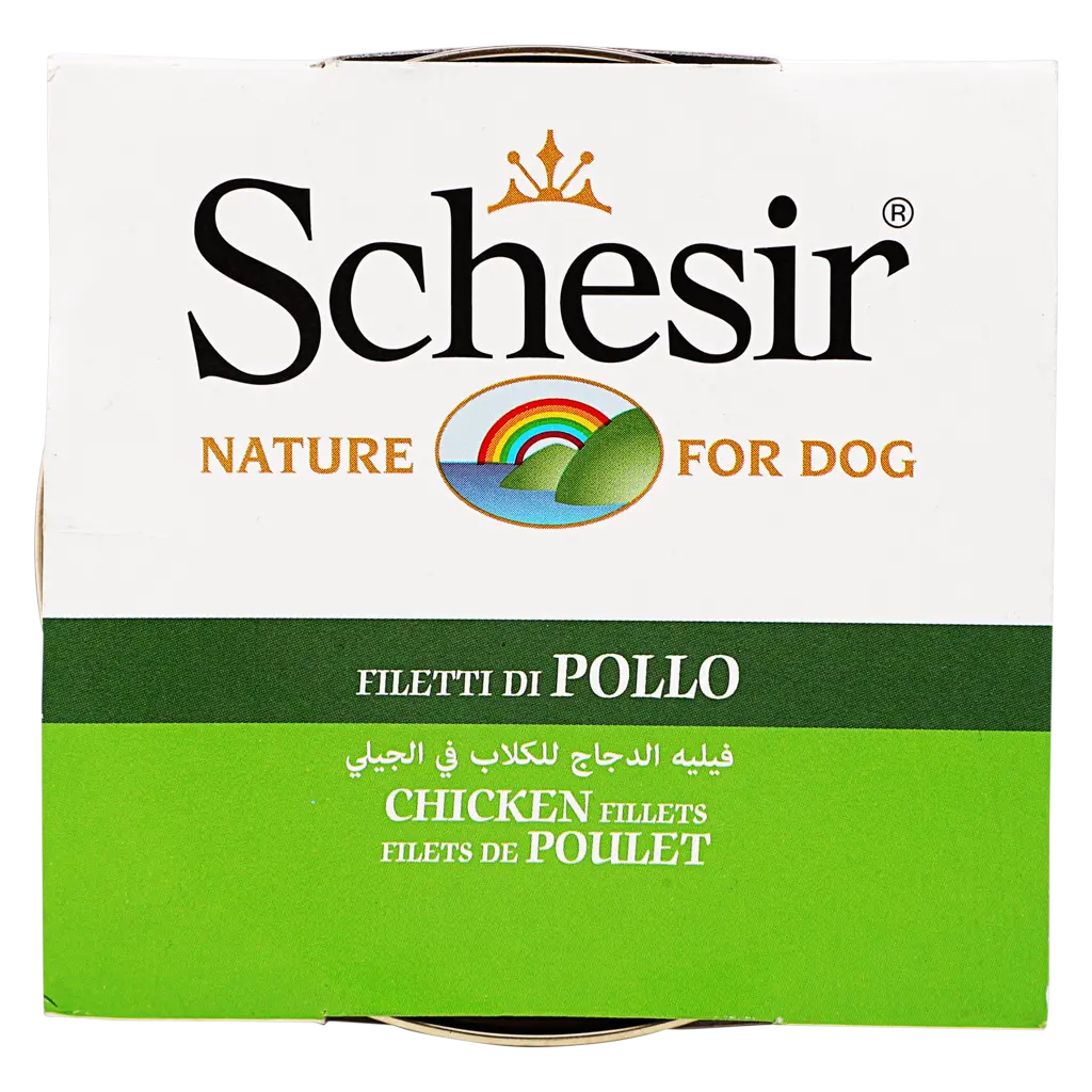 Schesir Dog Chicken Fillets Jelly Can 150 gm - view 2