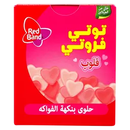 توتي فروتي حلوى قلب بنكهة الفواكه 18 جم