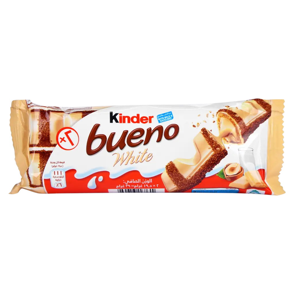 Kinder Bueno White Chocolate Bar 2 Bars 39 gm - view 2