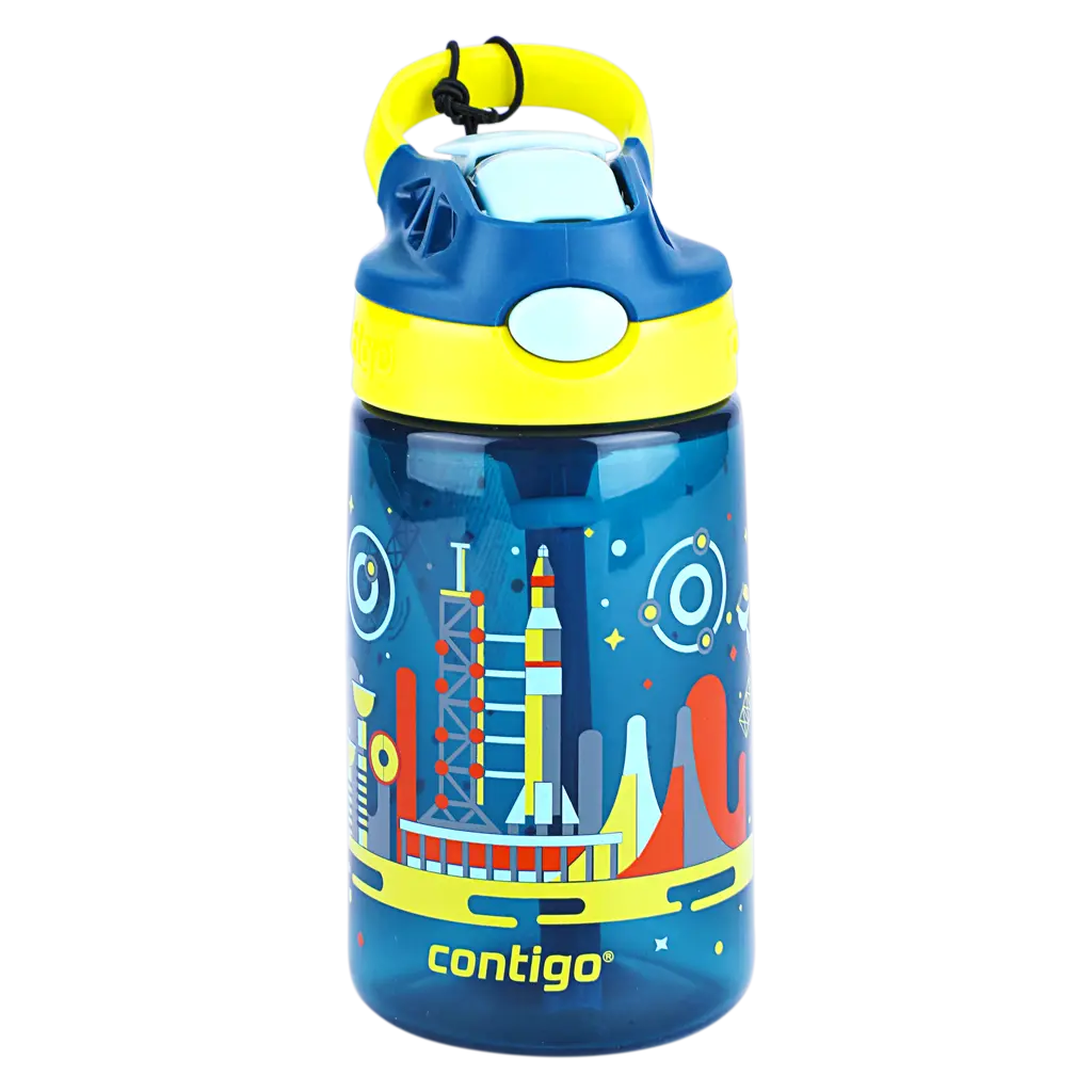 Contigo Autoseal Water Bottle  Kids Blue 420 ml - view 1