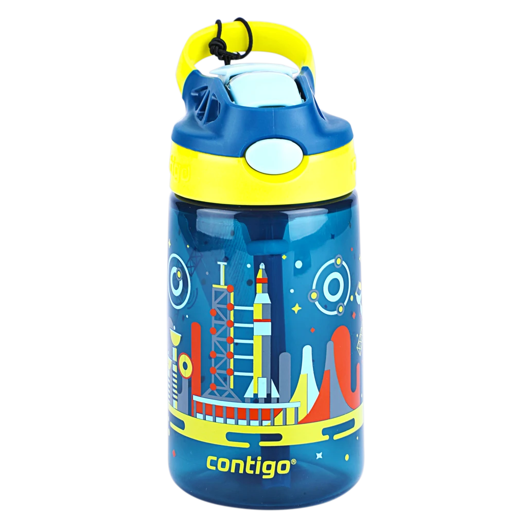 Contigo Autoseal Water Bottle  Kids Blue 420 ml