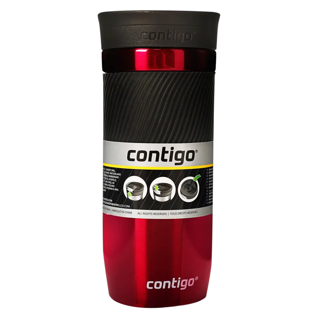 Contigo Snapseal Stainless Steal Cup Burgundy 470 ml  - view 2