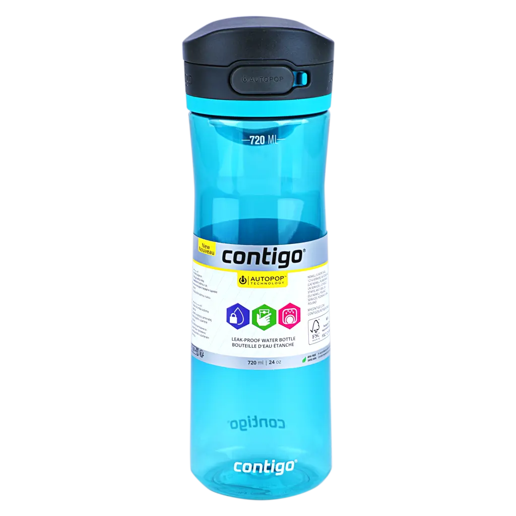 Contigo Autoseal Cortland Water Bottle turquoise 720 ml - view 1