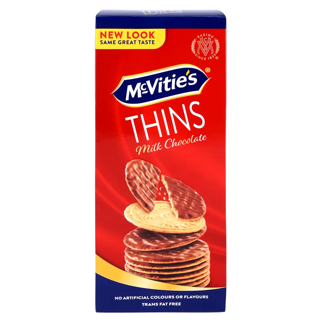 Mcvities Digestive Thins with Chocolate 150 gm
 - view 1