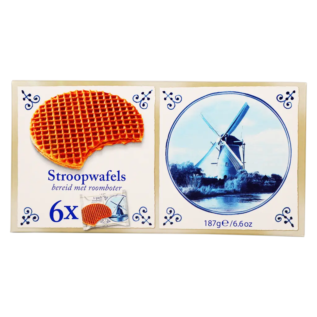 Stroopwafel Biscuits Wafel 6 Pcs 187 gm - view 2
