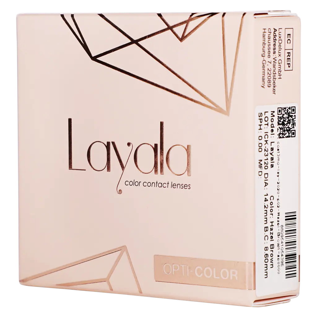 Layala Contact Lenses Hazel Brown - view 2