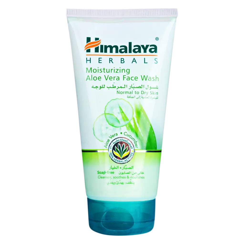 Buy Himalaya Face Wash Moisturizing Aloe Vera 150 Ml | Ninja Bahrain