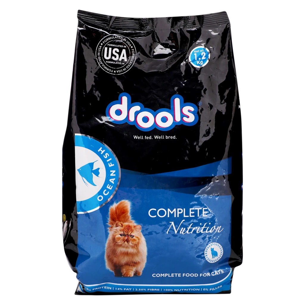 Drools Dry Food for Cats Ocean Fish 1.2 kg