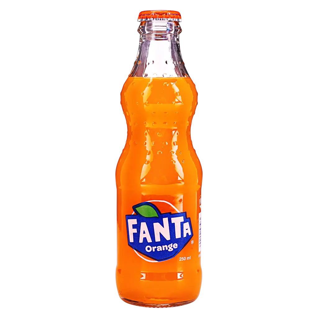 Fanta Soft Drink Orange Glass 250 Ml - view 2