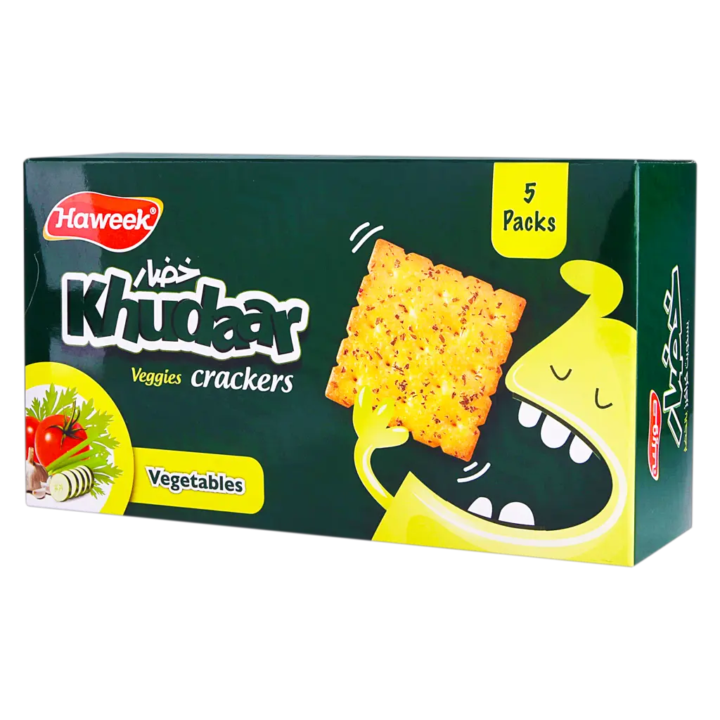 Haweek Crackers With Vegetable 110 gm - view 1