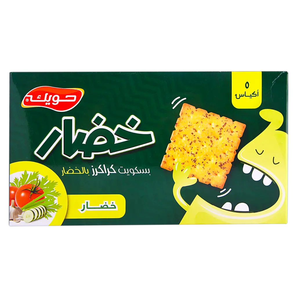 Haweek Crackers With Vegetable 110 gm - view 3