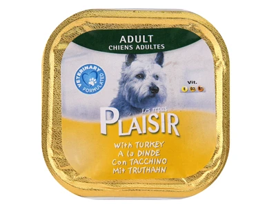 Plaisir Dogs Turkey AluTray 150 G