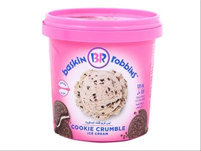 Baskin Robbins Ice Cream Cookie Crumble Cup 120ML
