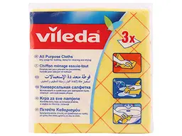 Vileda All Purpose Cloth 3Pcs