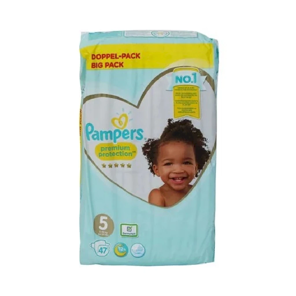 Pampers Premium Protection Diapers Jumbo Pack 11-16Kg Size5 47S