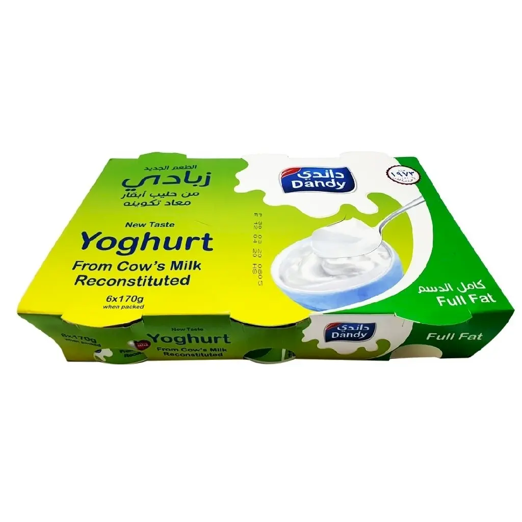 Dandy Yoghurt Fresh Full Fat New Taste 170Gx6 - view 1