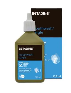 Betadine Gargle Mouth Wash 125ML - view 1