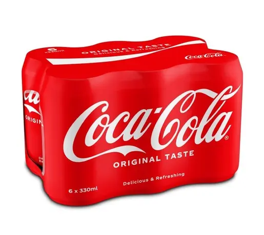 Coca Cola Soft Drinks In Can Original 6x330ML - view 1