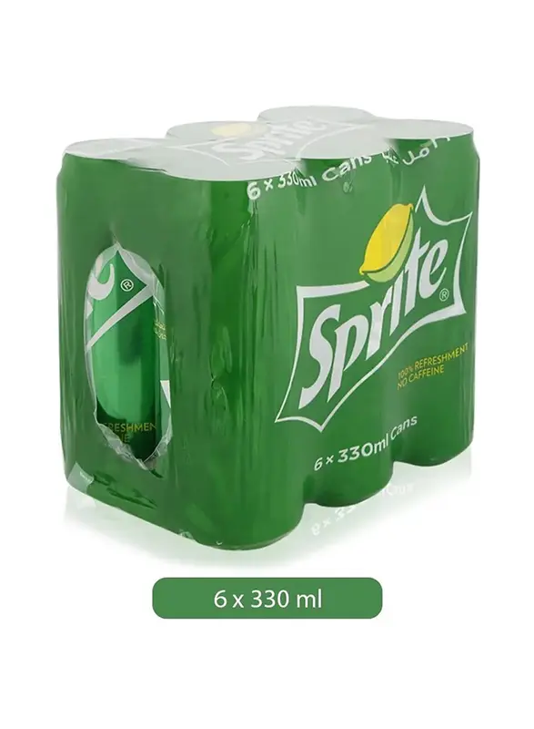 Sprite Soft Drink Can 330MLX6 - view 1