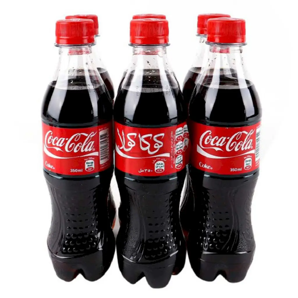 Coca Cola Soft Drinks Pet Bottle 6x350ML - view 1
