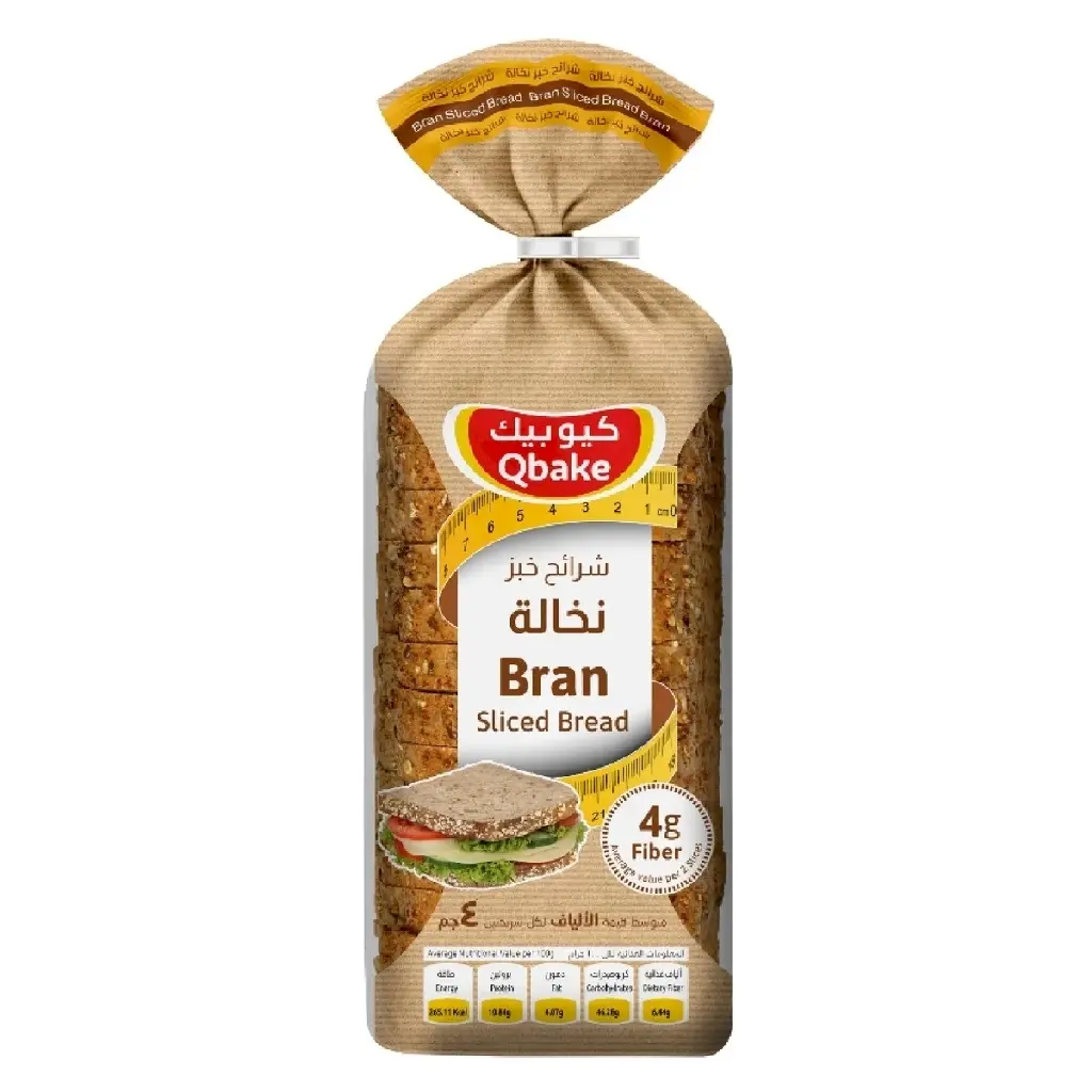 Qbake Bran Sliced Bread 650G - view 1