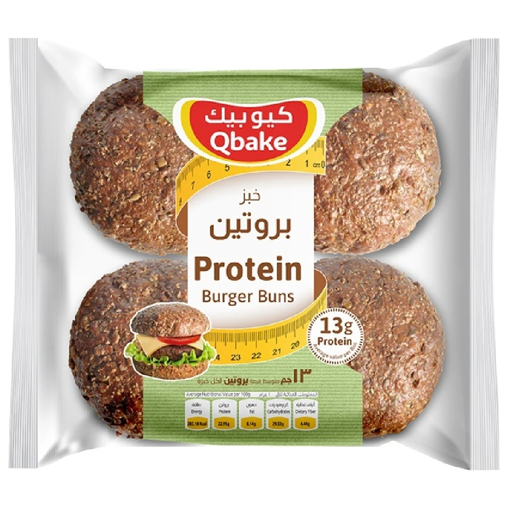 Q Bake Burger Bun Protein 240G
