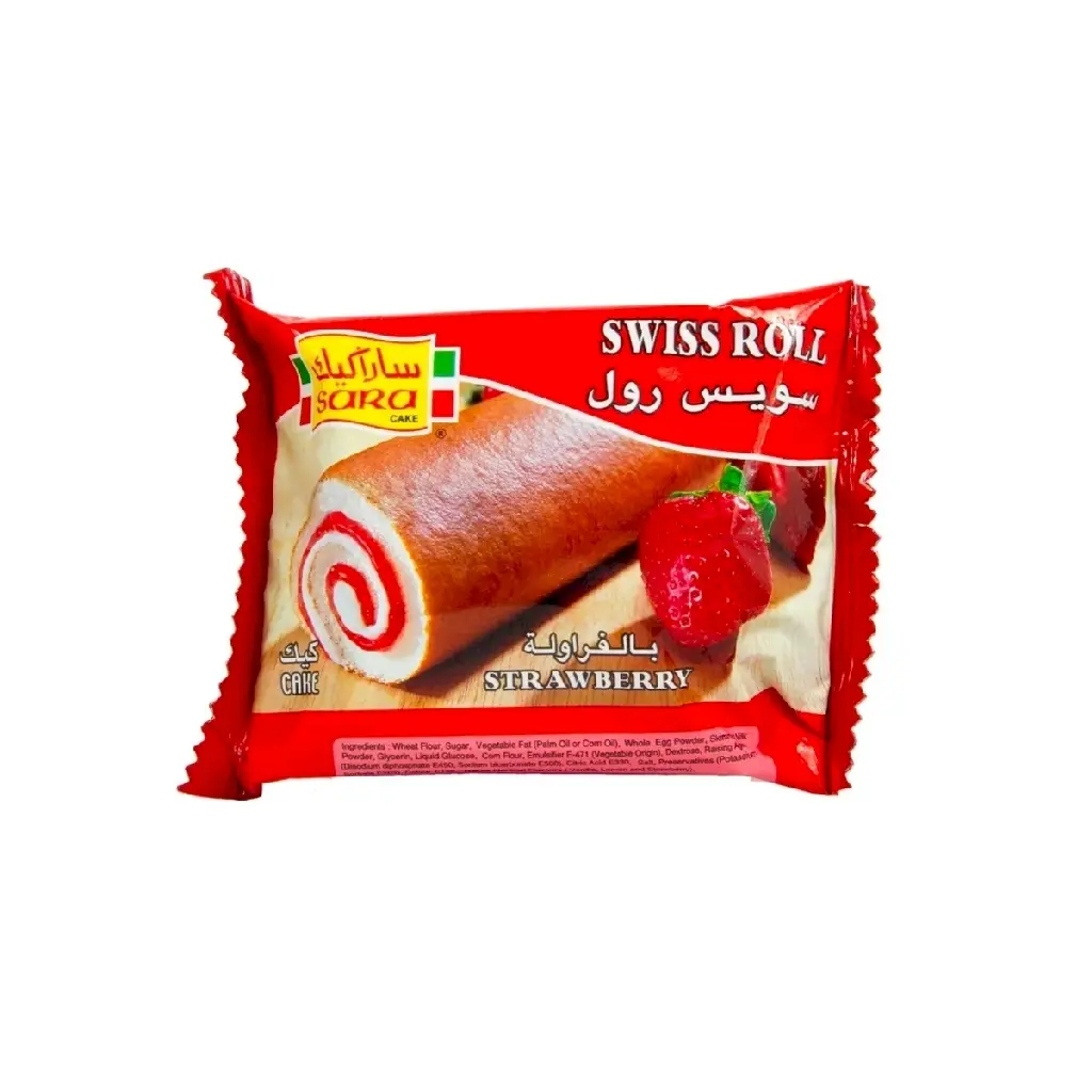 Sara Cake Swiss Roll Strawberry 75G - view 1