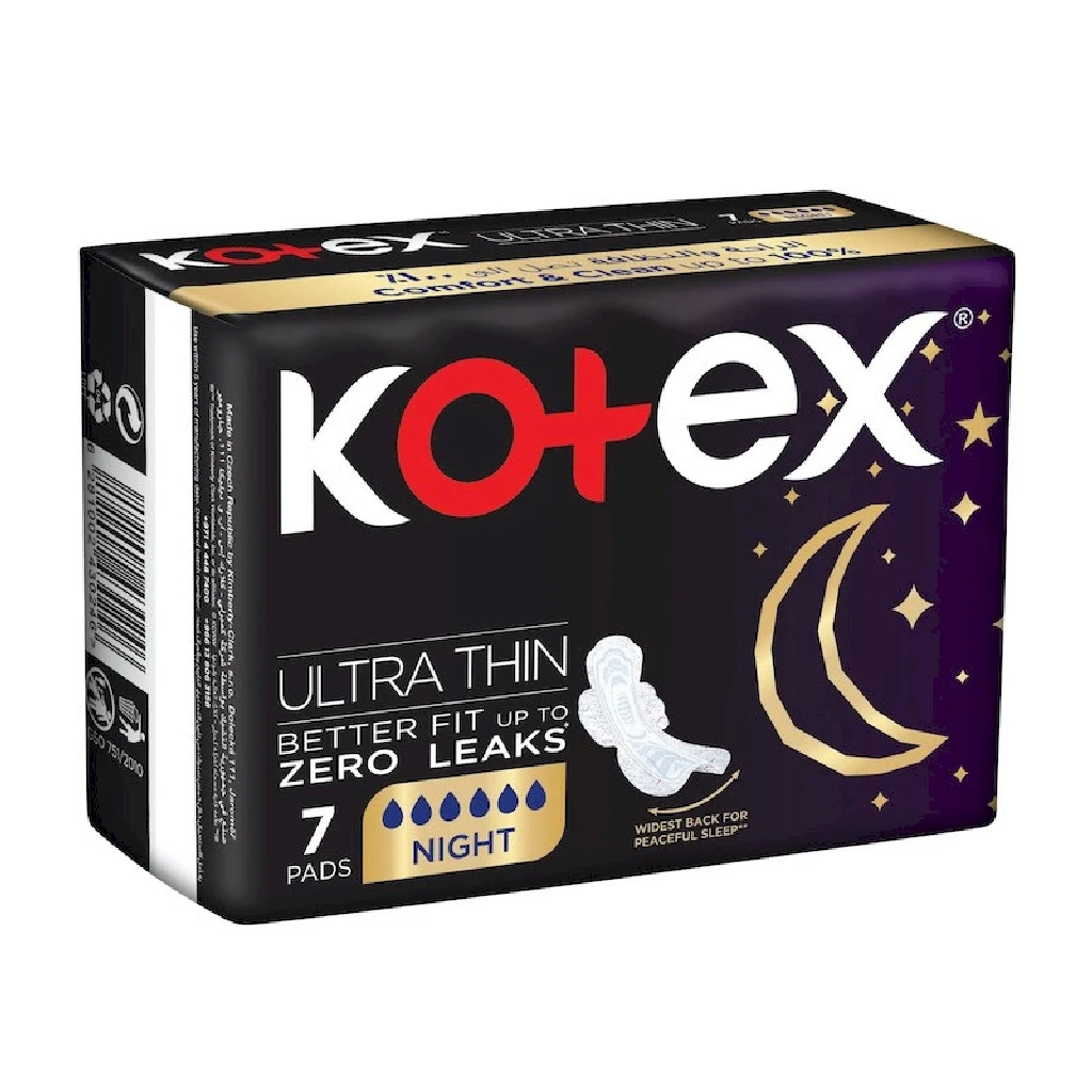 Kotex Ultra Thin Sanitary Pad With Wings Night 7 Pads
