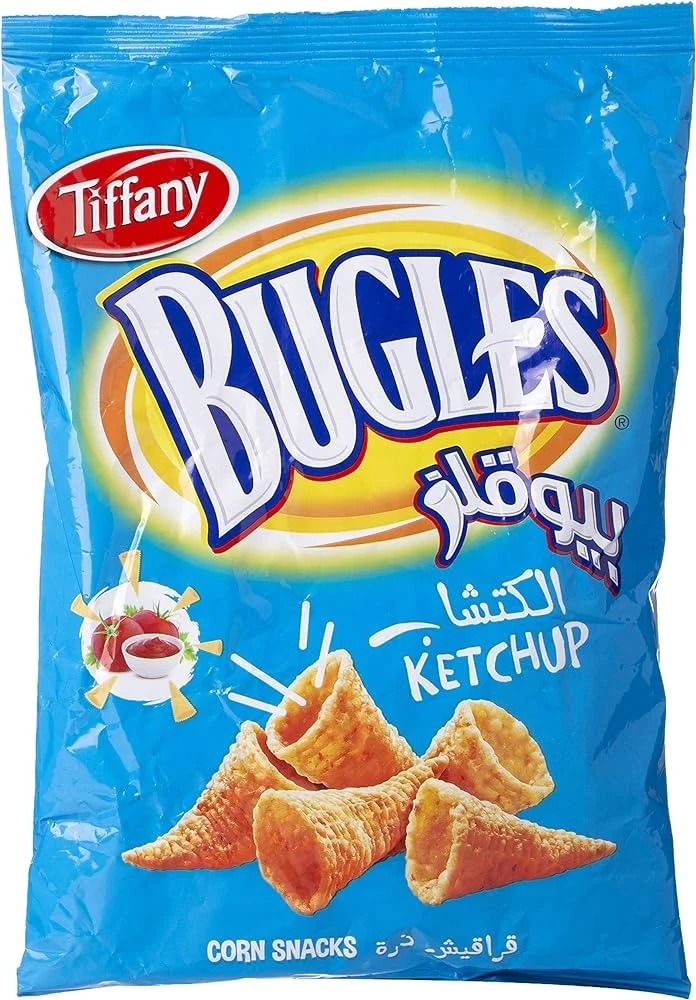 Tiffany Bugles Chips Ketchup 90 gm
