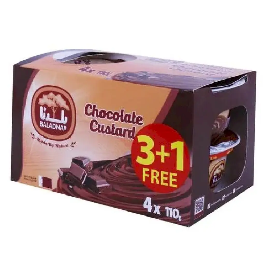 Baladna Custard Chocolate 4 pcs 110 gm - view 2