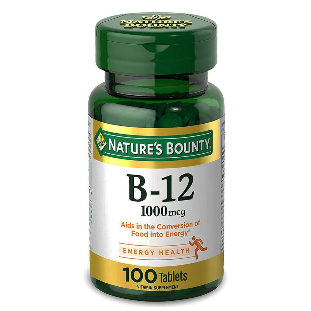 Natures Bounty Vitamin B-12 1000MCG Tablets 100S