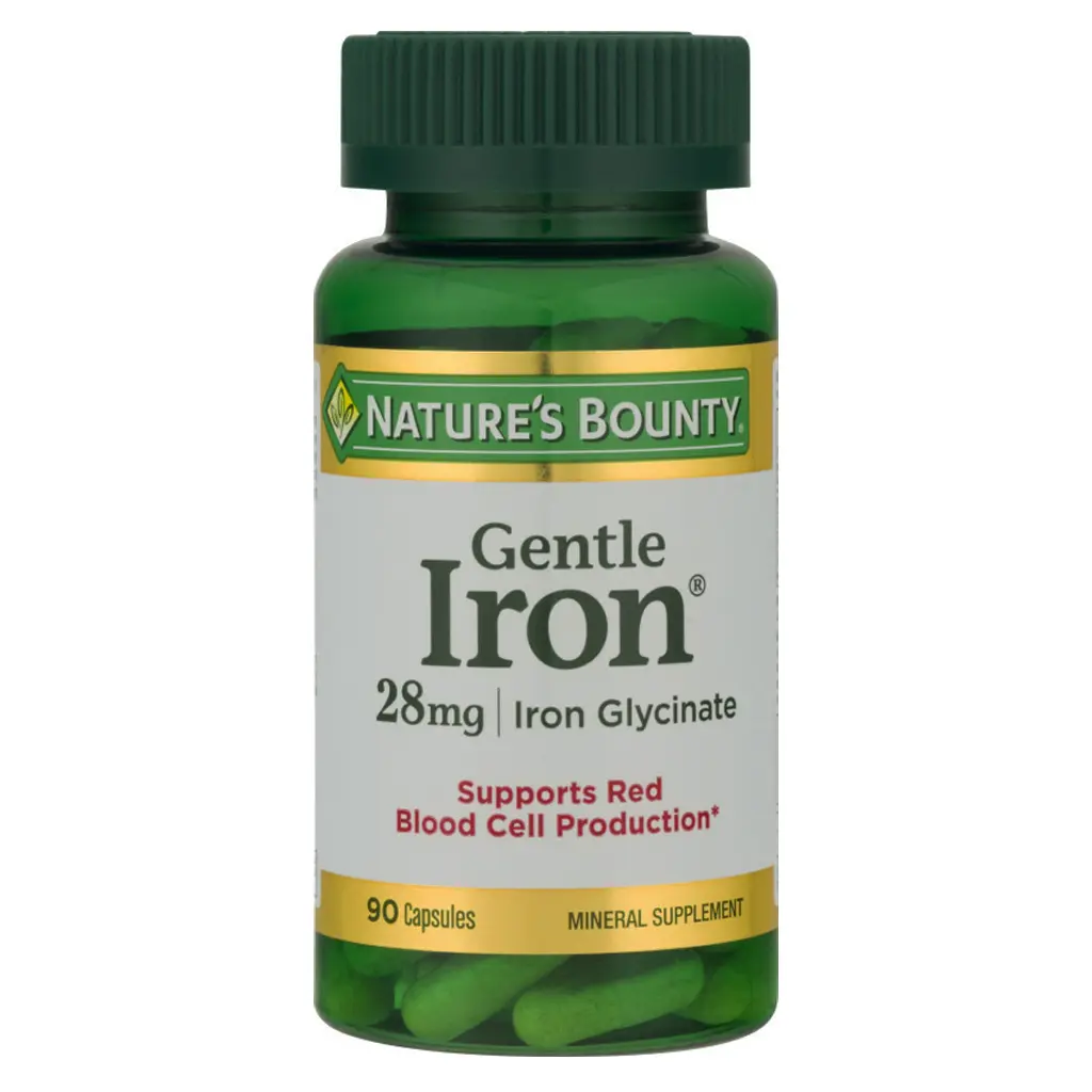 Natures Bounty Gentle Iorn Caps 90S 28MG - view 1