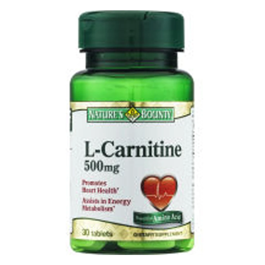 Natures Bounty L-Carnitine 500MG Heart Health Tablets 30S