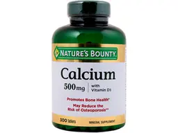 Natures Bounty Calcium With Vitamin D1 500Mg 300 Tablets
