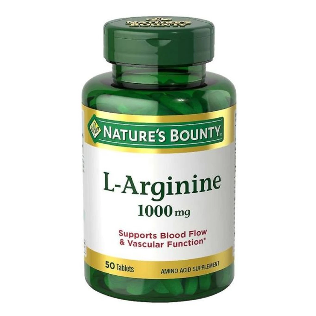 Natures Bounty Larginine 1000Mg 50 Tablets