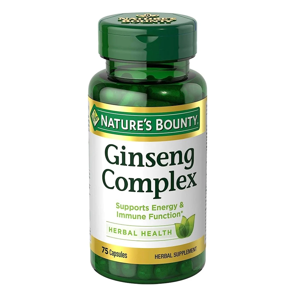 Natures Bounty Ginseng Complex Jelly 75Capsules
