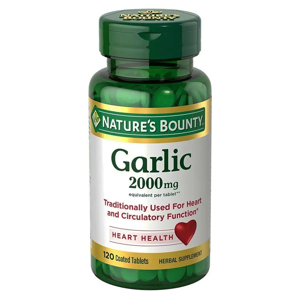 Natures Bounty Garlic 2000MG Odorless Tablets 120S - view 1