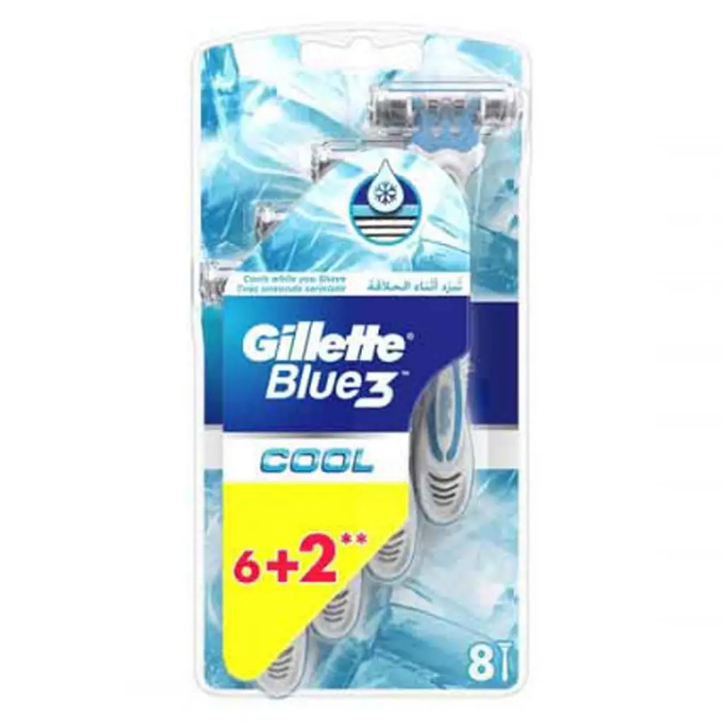 Gillette Fusion Proglide Blue3 Cool Razor 6+2S - view 1